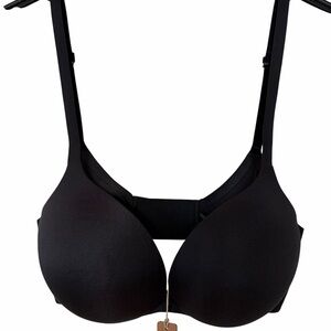 SKIMS Ultimate Push Up Plunge Bra – NWT | Onyx Black | Size 30D